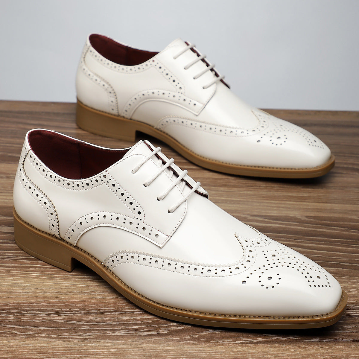 Retro British Style Practical All-match Leather Shoes