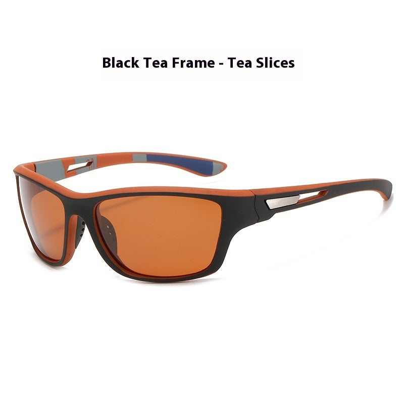 Fashion Sports Night Vision Glasses For Men Polarized Cycling Sunglasses Sun-shade