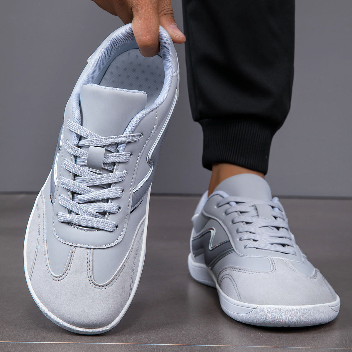 Plus Size Men's Shoes Wide Head Fashion Casual Sneaker