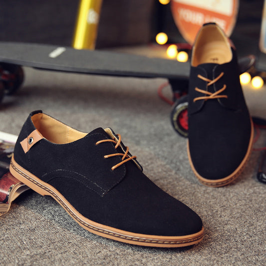 Personality Men's Casual Suede Shoes