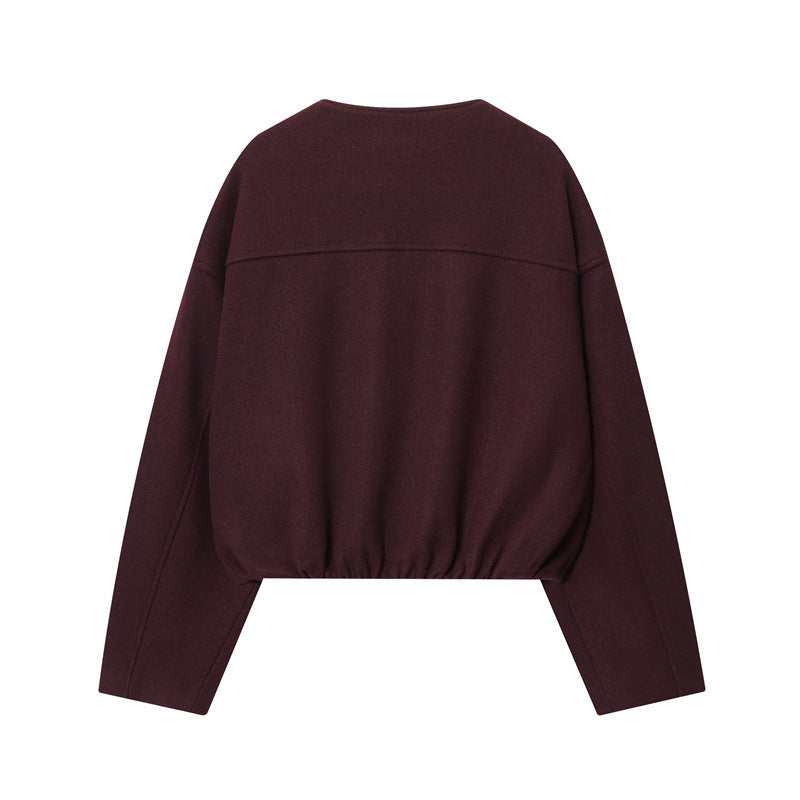 Women's Fashion Casual Loose Button Decoration Jacket Coat