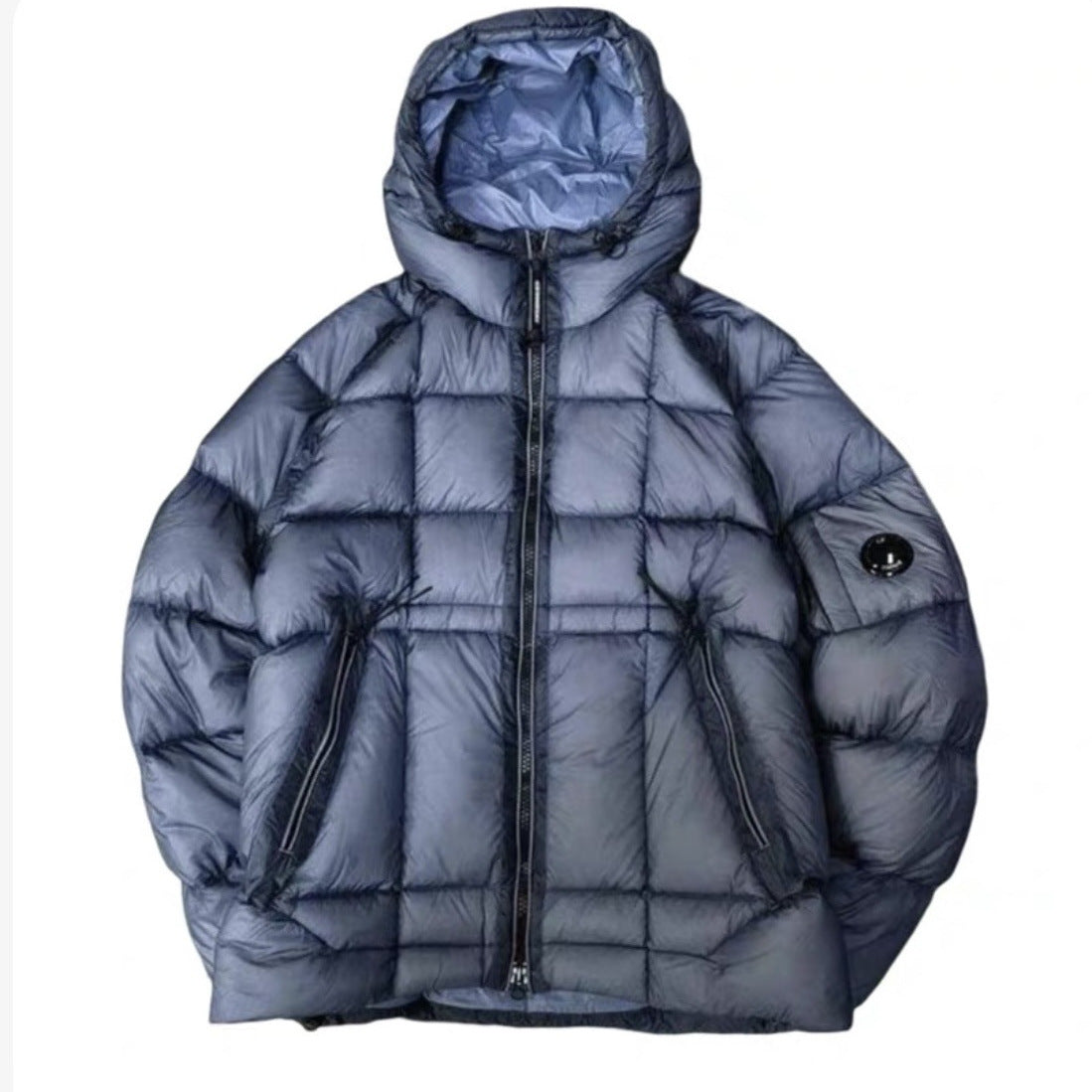 Autumn Winter Cotton-padded Coat Thick Warm Hooded Top