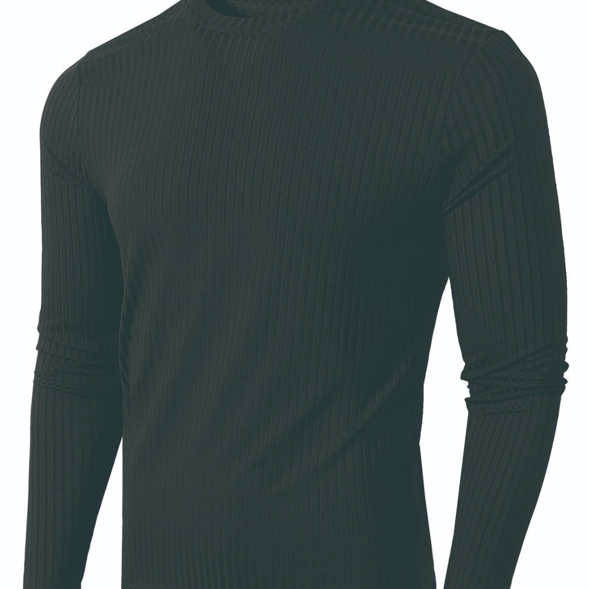 Striped Fabric Men's High Elastic Breathability Long Sleeve