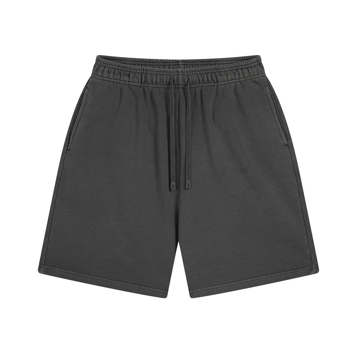 Washed Bi Pattern Dyed Vintage Terry Men's Sports Pure Cotton Shorts