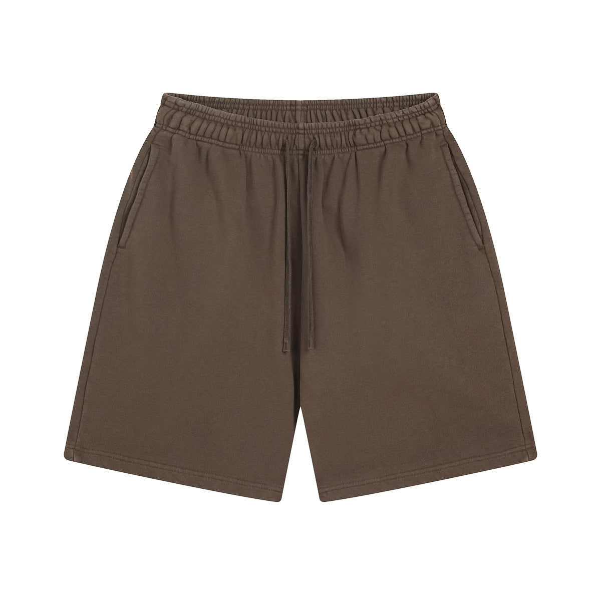 Washed Bi Pattern Dyed Vintage Terry Men's Sports Pure Cotton Shorts