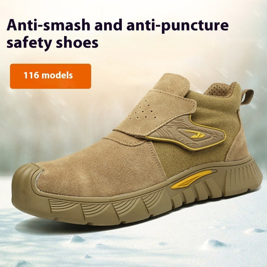 Anti Smashing And Puncture Lightweight Labor Protection Shoes
