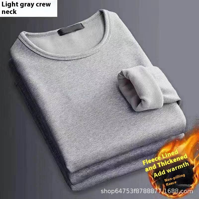 Business Thermal Underwear Autumn And Winter Solid Color Men's Undershirt