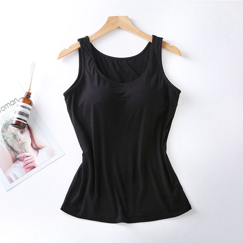 Fashion Personality Padded Strap Vest For Women