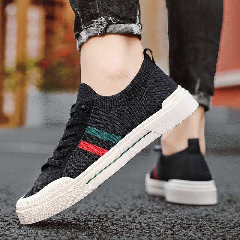 Breathable Thin Knitted Mesh Men's Casual Sneakers