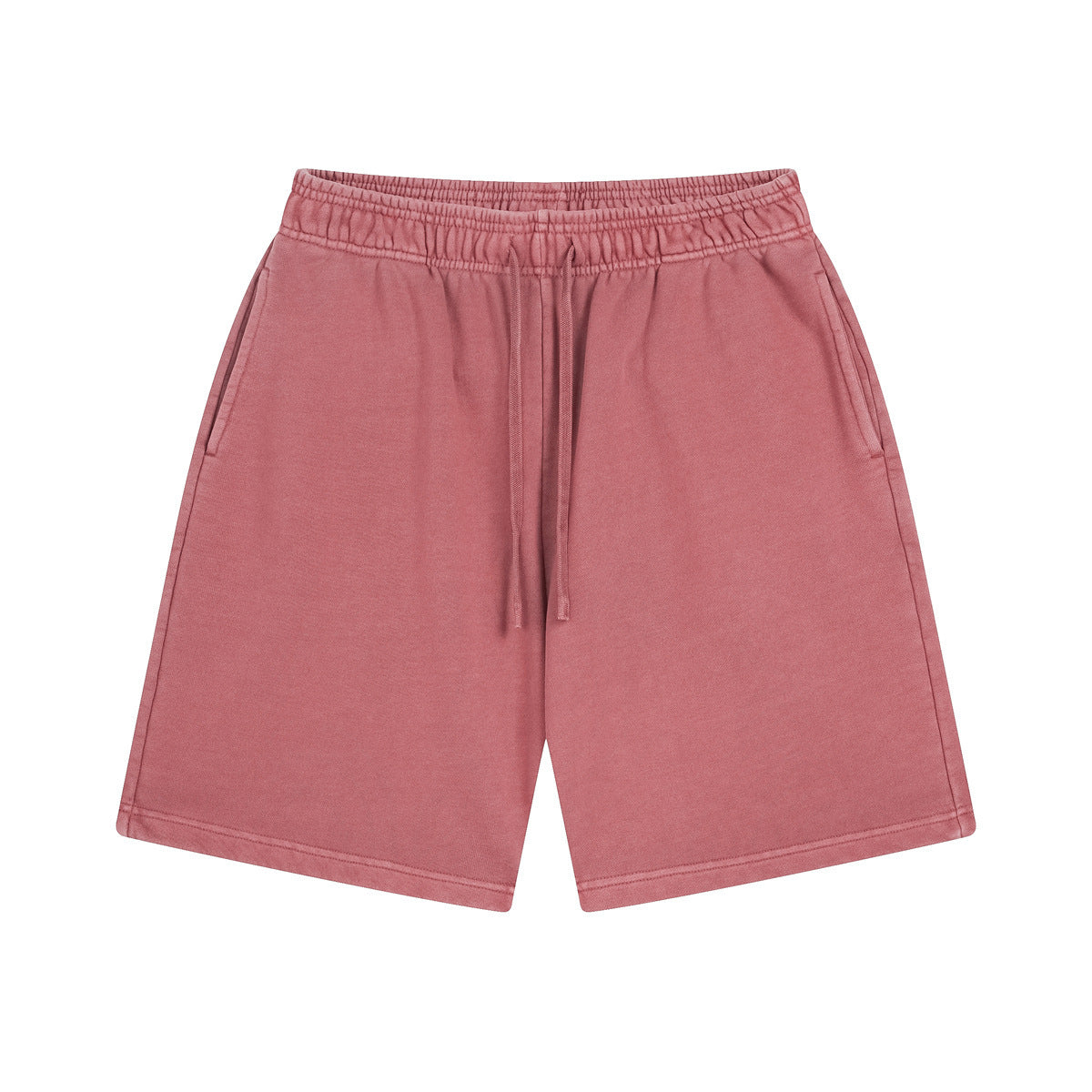 Washed Bi Pattern Dyed Vintage Terry Men's Sports Pure Cotton Shorts