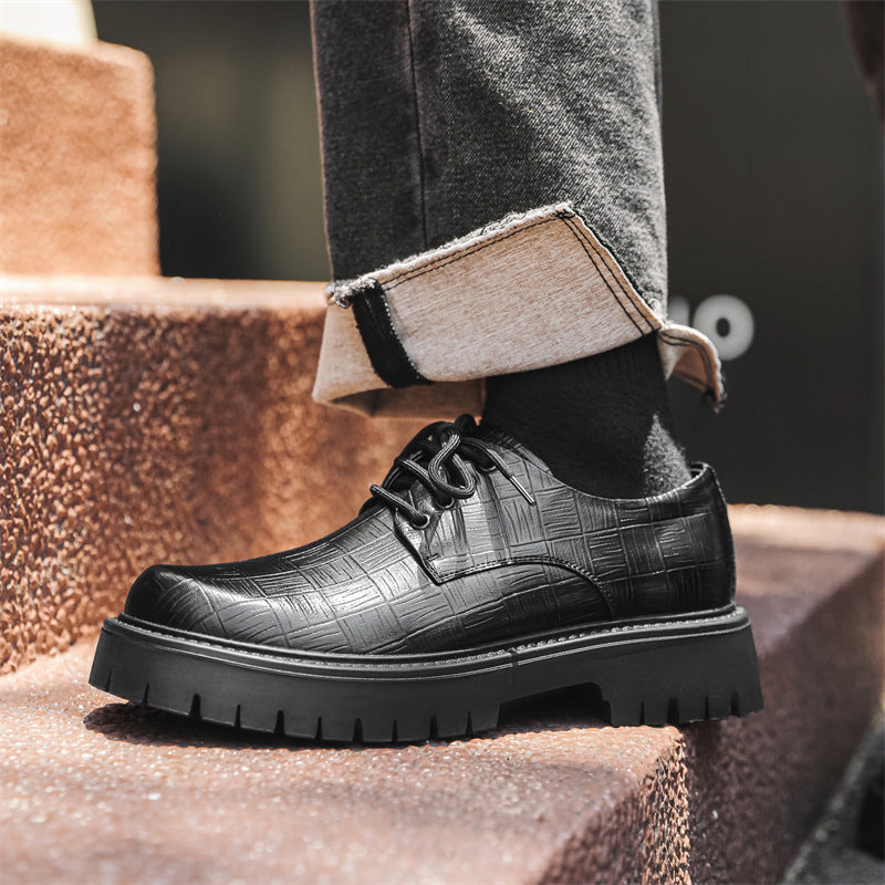 Round Head Solid Color Breathable Low Casual Shoes