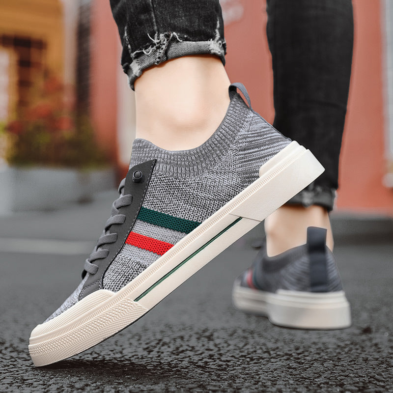 Breathable Thin Knitted Mesh Men's Casual Sneakers