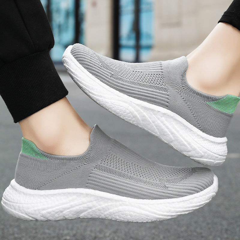 New Flying Woven Women's Shoes Men's And Women's Casual Shoes