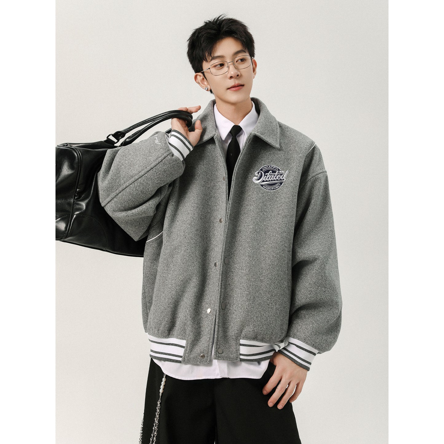 Fashion Casual Patchwork Vintage Men's Jacket