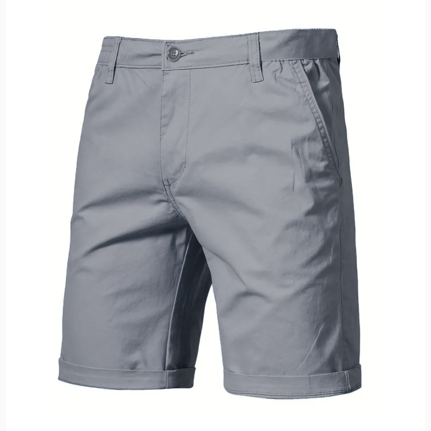 Men's Casual Straight-leg Loose Cargo Suit Shorts