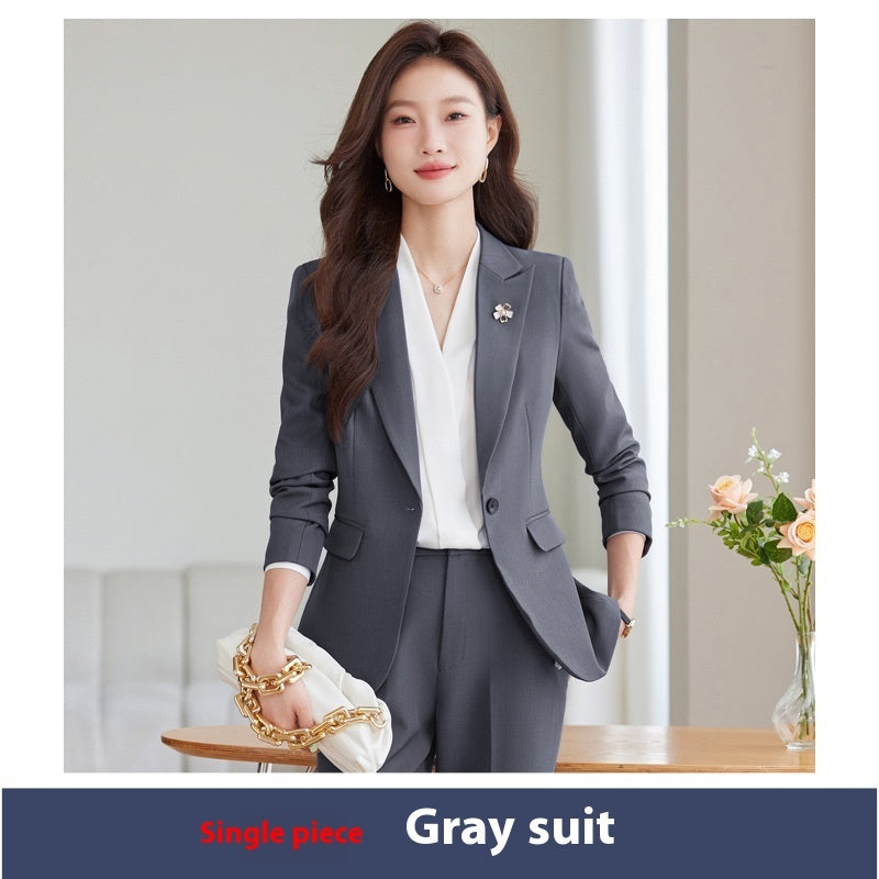 High Sense New Spring And Autumn College Student Interview Formal Wear Suit Jacket