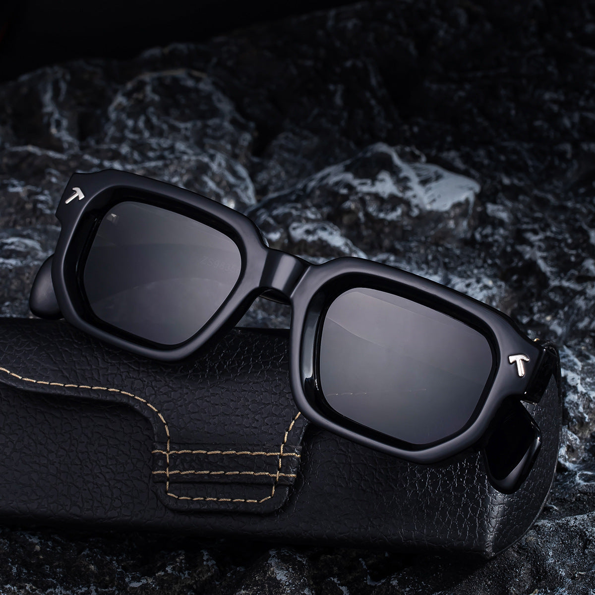 Fashion Box Sun Glasses Male Outdoor Driving Driving