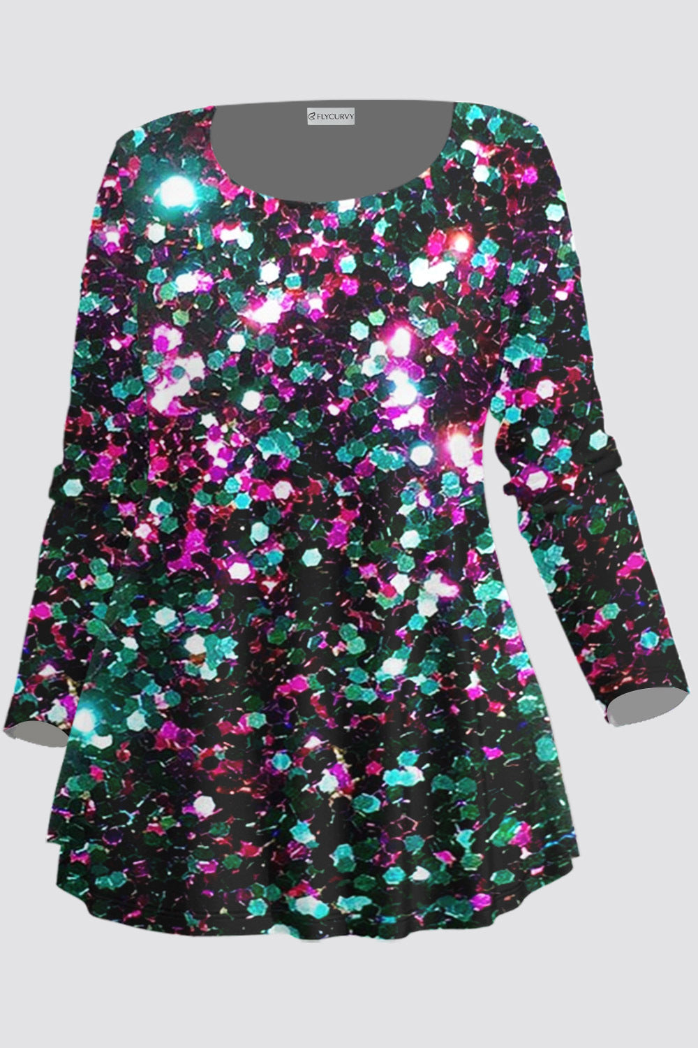 T-shirt Hip Hop Series Printed Women's Street Long Sleeve