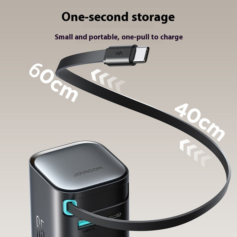 65W Fast Charge Telescopic Type-c Line Charger