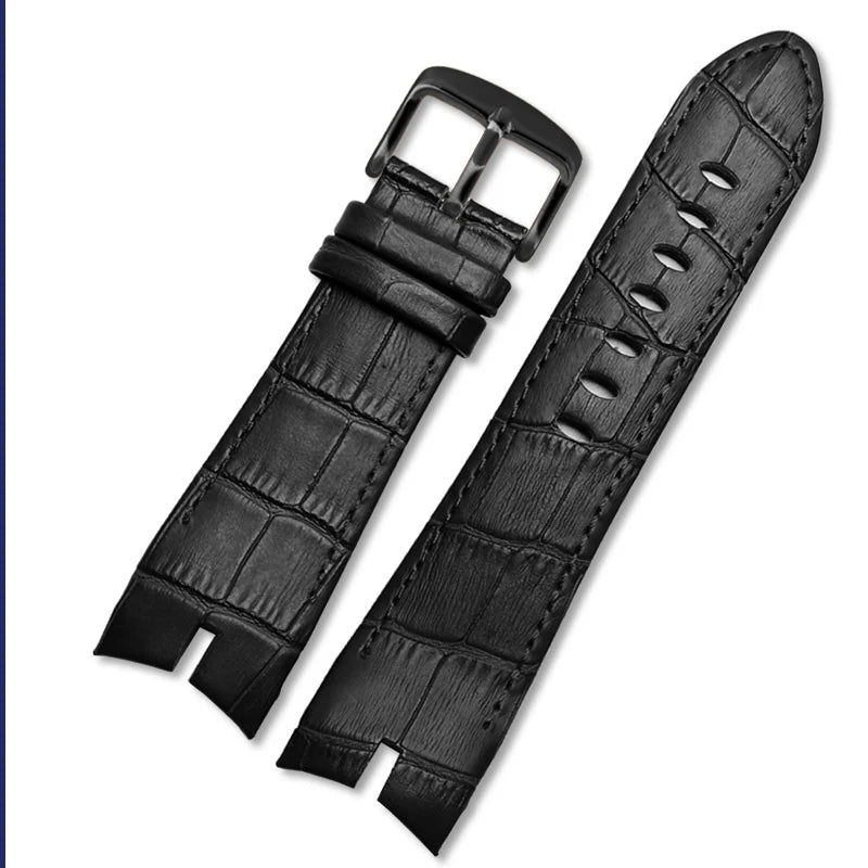 Genuine Leather Watchband 26mm For Roger Dubuis For EXCALIBUR series watch band strap 42mm dial RDDBEX0405 Men's Accessories