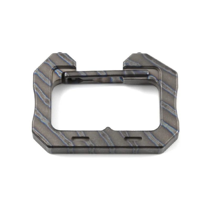 EDC Titanium Alloy Climbing Mountaineering Carabiner Keychain Camping Hiking Snap Gear Clip Backpack Bag Outdoor Tools