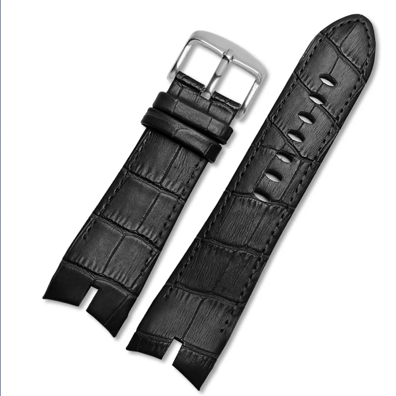 Genuine Leather Watchband 26mm For Roger Dubuis For EXCALIBUR series watch band strap 42mm dial RDDBEX0405 Men's Accessories