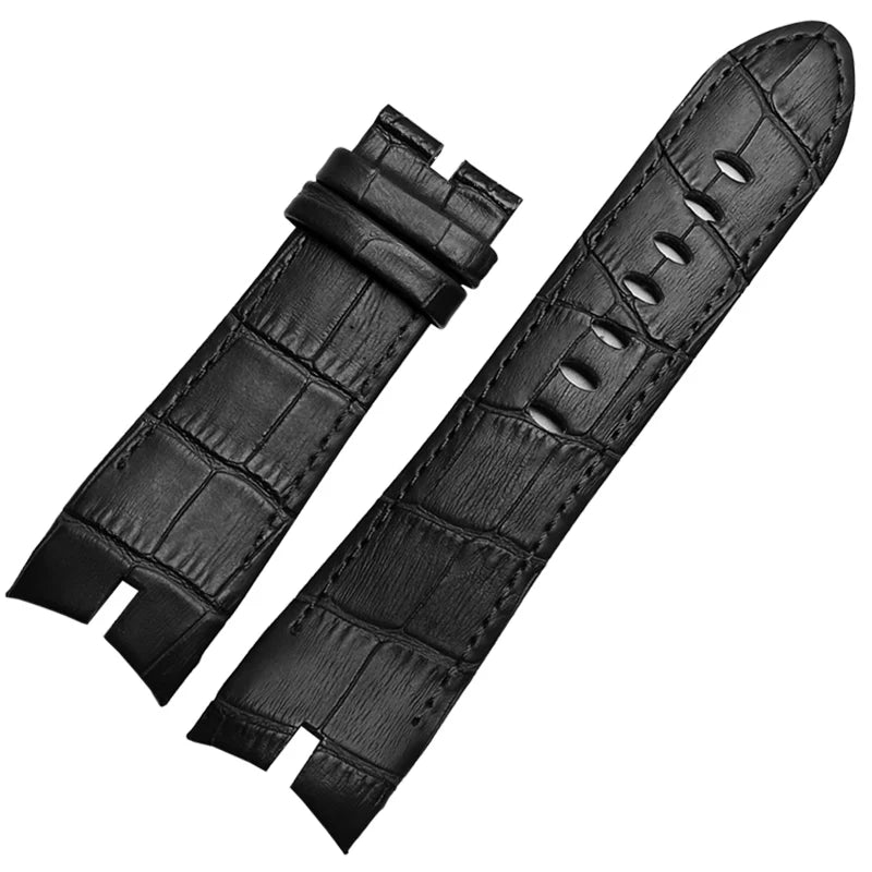 Genuine Leather Watchband 26mm For Roger Dubuis For EXCALIBUR series watch band strap 42mm dial RDDBEX0405 Men's Accessories