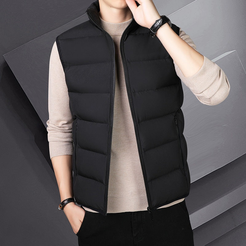 Men's Light Thick Slim Fit Short Warm Sports Down Jacket