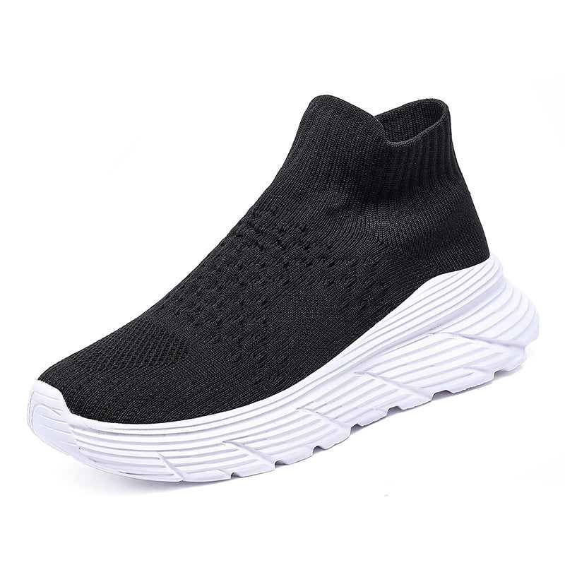 New Fly-knit Socks Shoes Breathable Lightweight