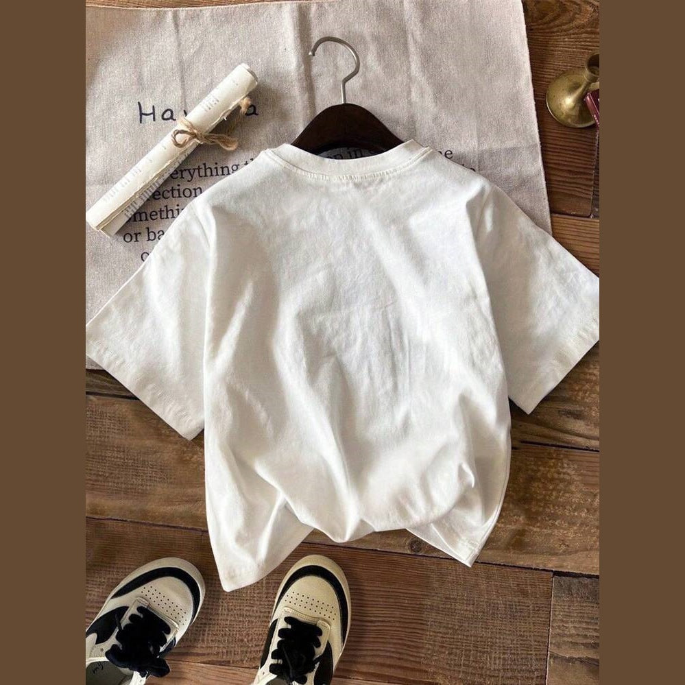 Round Neck Numbers Camouflage Top For Women