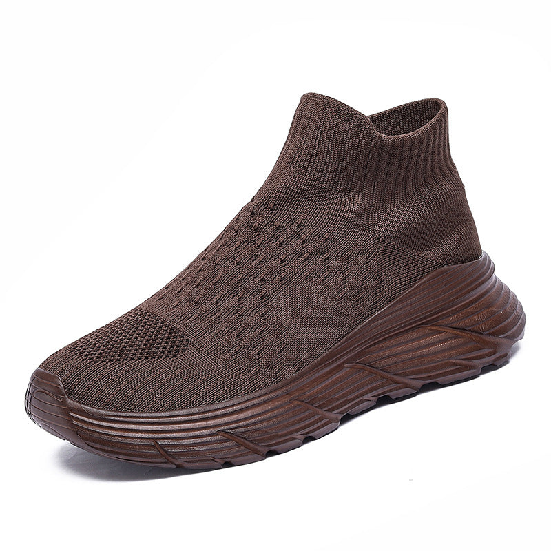 New Fly-knit Socks Shoes Breathable Lightweight