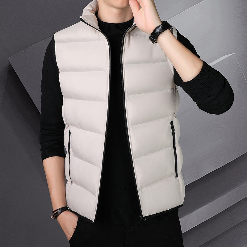 Men's Light Thick Slim Fit Short Warm Sports Down Jacket
