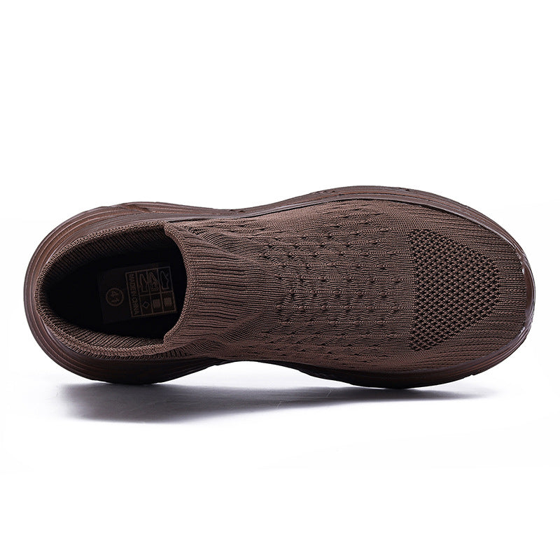 New Fly-knit Socks Shoes Breathable Lightweight