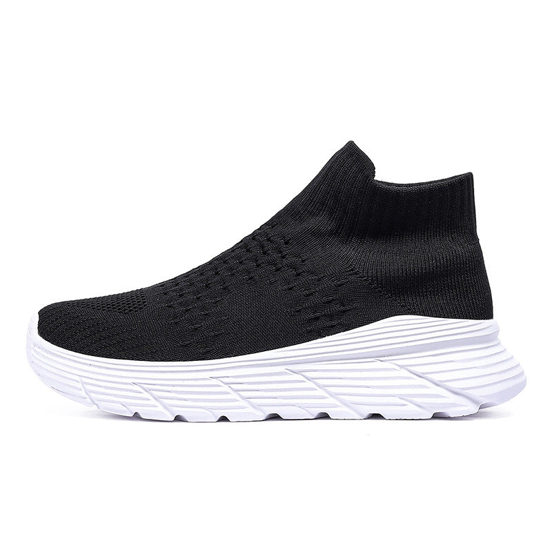 New Fly-knit Socks Shoes Breathable Lightweight