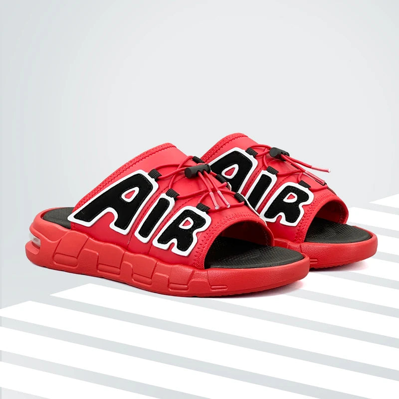 Men's Sport Slippers Summer Sandals Thick Sole Beach Flip-flops Flats Outdoor Breathable Sneaker Size 40-49 Big Fat