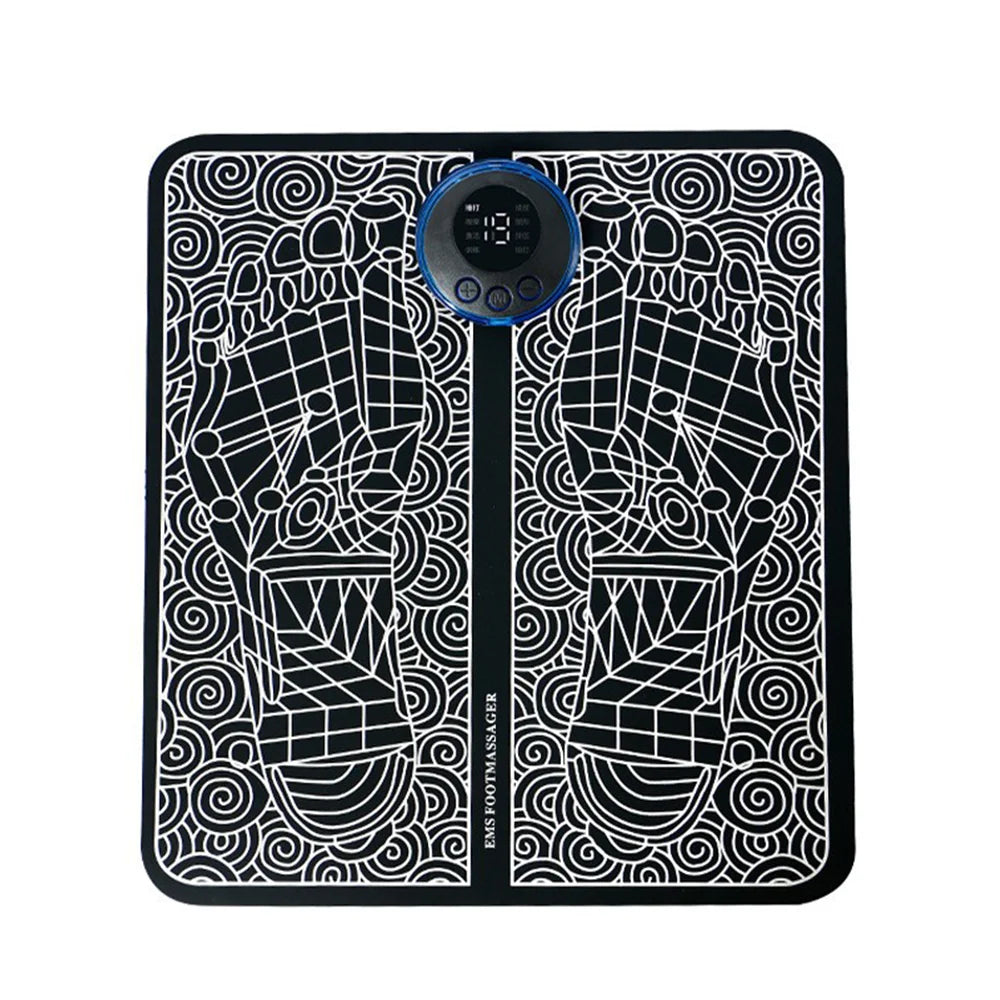 Intelligent foot massage pad 8 modes 19 levels of multifunctional foot massage fatigue relief massage instrument USB charging