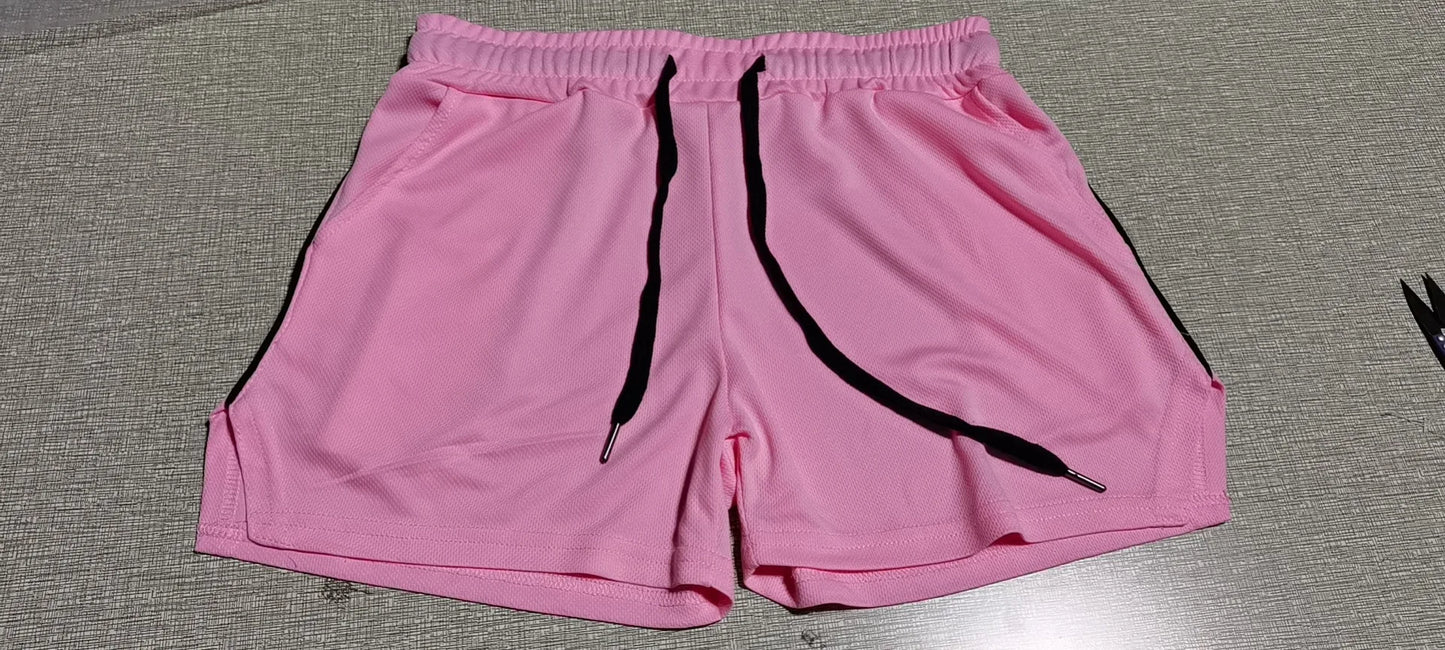 2023 Sports Trendy Men's Pants Summer Men's Sports Plus Size Mesh Breathable Shorts Running Beach Pants