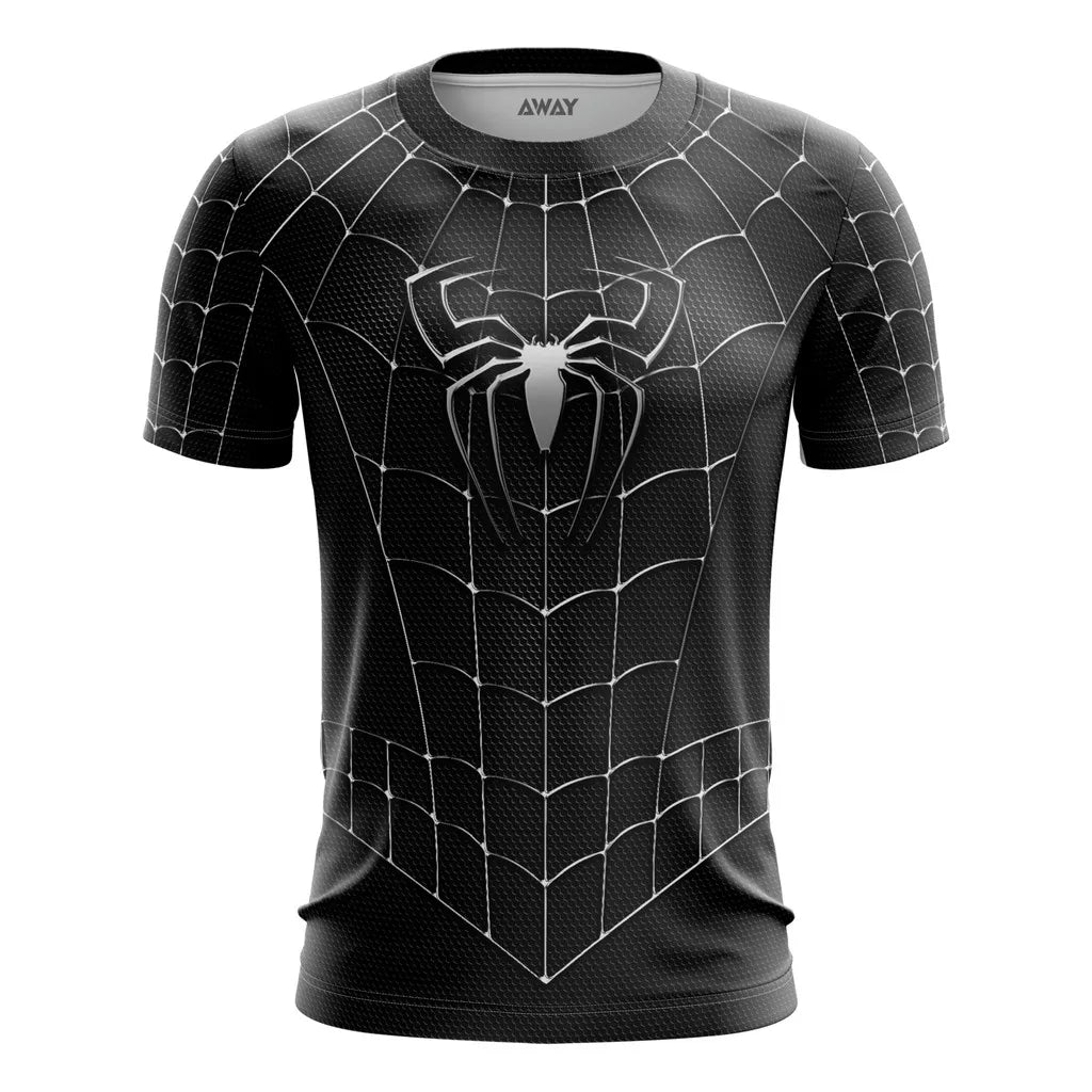 Harajuku Casual Prank Men's Shirt 3D Digital Print Street Fashion Trend Spider Series Summer Quick Drying Short Sleeved T-shirt
