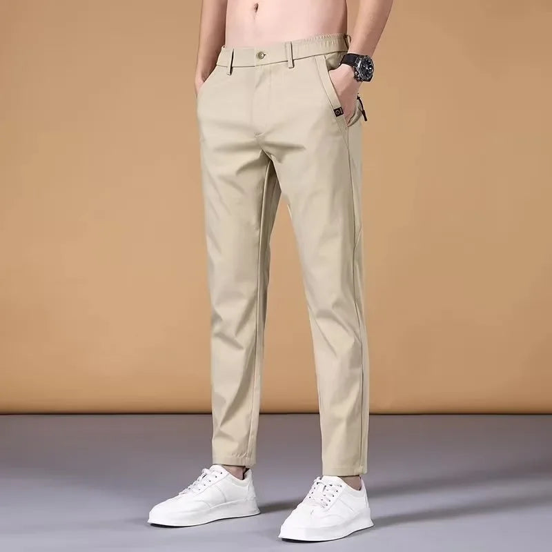 Fashion Men's Pants Summer Suit Pants Casual Korean Men's Pants Joggers Men Streetwear Casual Sports