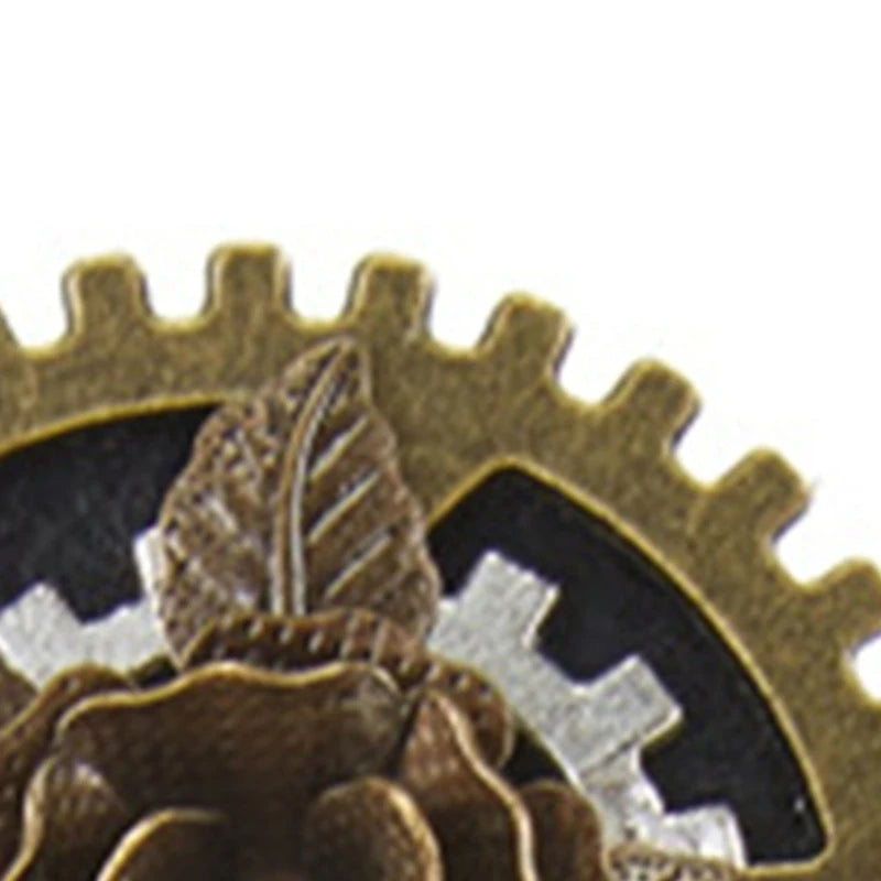 Metal Brooch Pin Lapel Stick Pin Suit Tie Brooch Steampunk Hair Clip for Women Men Coat Hats Jewelry Accessory