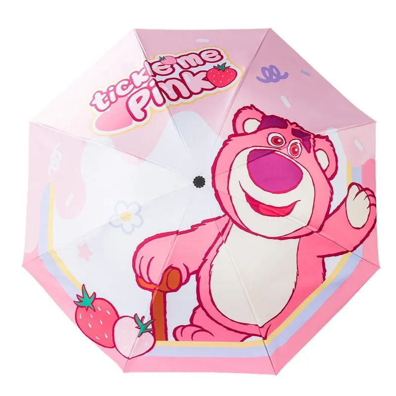 Marvel Children's Umbrella Boys Girls Kids Student Baby Cartoon Spider-Man Captain America Sunscreen Umbrella Elsa Girl Umbrella