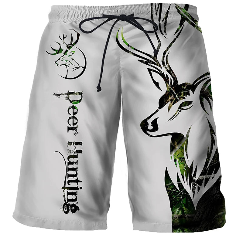 Cool Tiger Lion Wolf Summer Swimwear Shorts Comfortable Surf Board Shorts Quick Dry Swimsuit Sport Trunks Men's Beach Shorts Boy