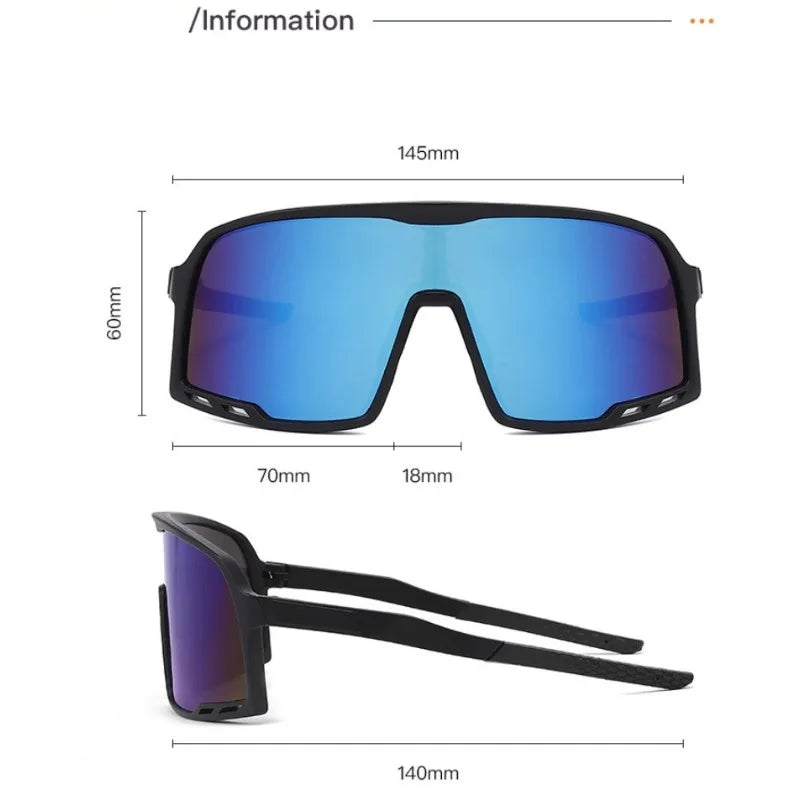 Cycling Glasses Sports Men Sunglasses Women Outdoor Mountain Riding Protection Goggles Eyewear Anti-ultraviolet  Leisure Glasses