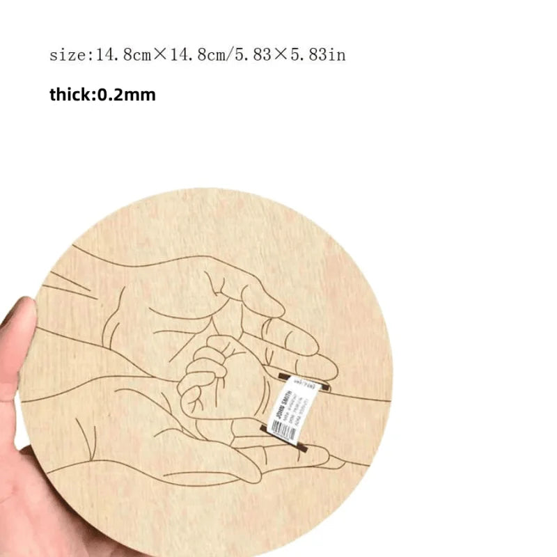 Newborn Hospital Engraved Keepsake Holder Personalized Baby Gift Memorial Pregnancy Wristband For Mother's Day & Father's Day