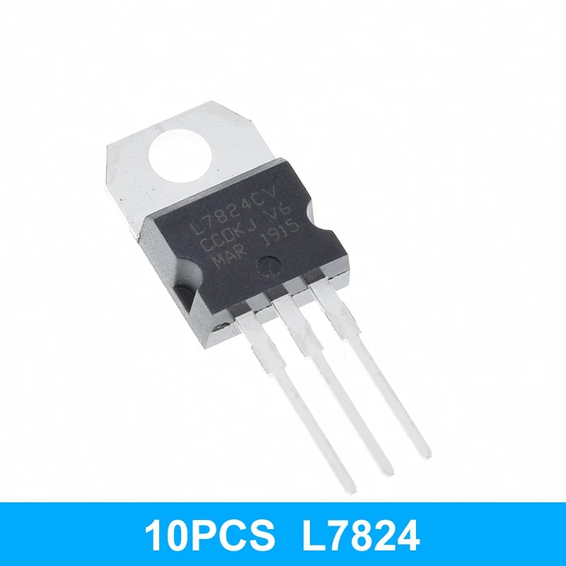 TZT 10/30PCS LM317T L7805 L7806 L7808 L7809 L7910 L7812 L7815 L7818 L7824 L7915