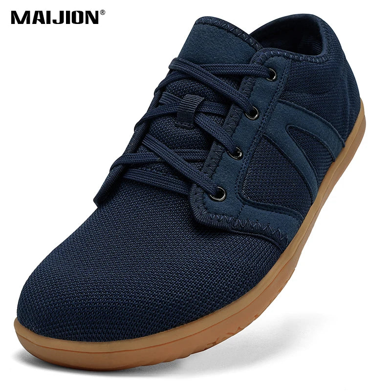 Men's Minimalist Barefoot Sneakers Wide Fit Zero Drop Sole Optimal Relaxation Men's Cross Trainer Barefoot Shoes Wide Toe Box