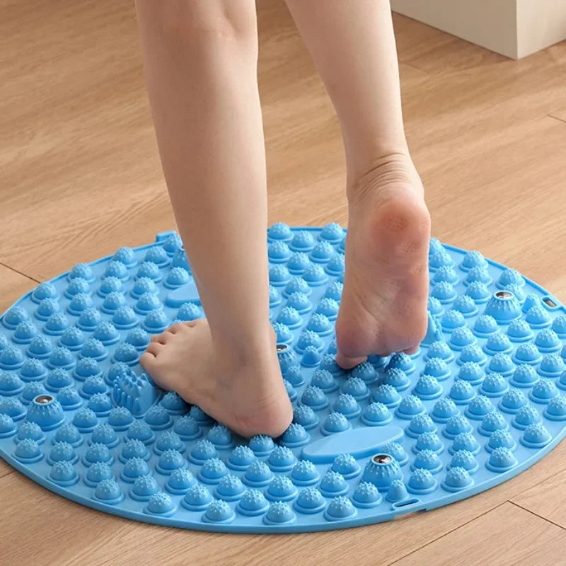 2024 New Finger Pressure Board Foot Massage Pad Foot Step Through The Meridian Jogging Massage Pad Fitness Pedal