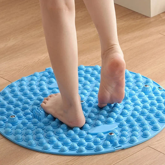 2024 New Finger Pressure Board Foot Massage Pad Foot Step Through The Meridian Jogging Massage Pad Fitness Pedal