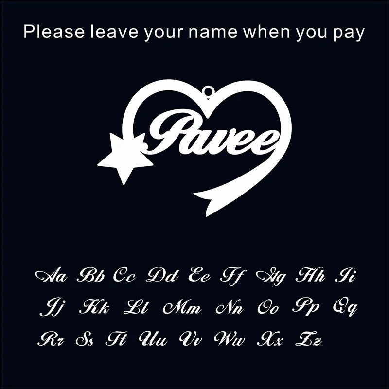 Personalized 1-5 Names Keychains for Men Women Stainless Steel Customized Heart Keyring Jewelry Father's Day Gifts