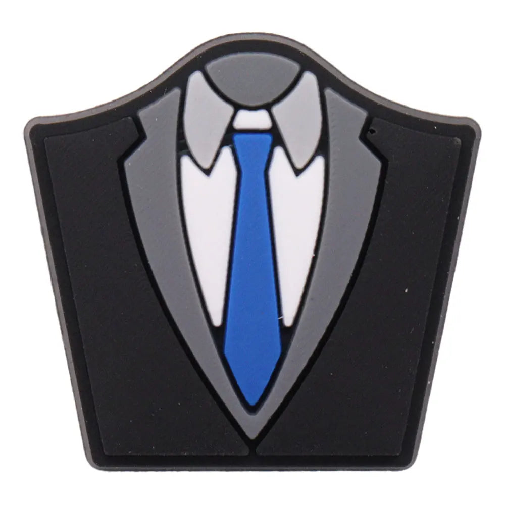 1-34PCS Cartoon Papa Happy Father's Day Best Dad Heart PVC Shoes Charms Accessories Buckle Clog Decorations DIY Bracelet